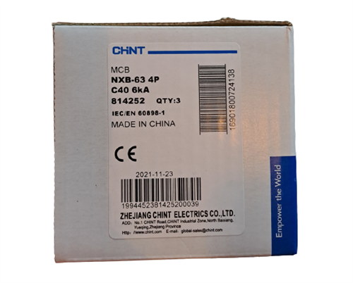 Chint W Otomat 4P C40 6KA NXB-63 814252
