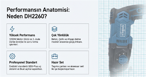 Scheppach Elektrikli Kırıcı Delici DH2260