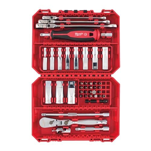 Milwaukee 1/4 Cırcır Tornavida Kollu Lokma Set 42 Parça 4932498382