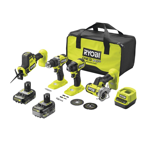 Ryobi RCK184A-2C42S 18v 1x 2.0 Ah 1x 4.0 Ah 4lü Kompakt Set 5133005289