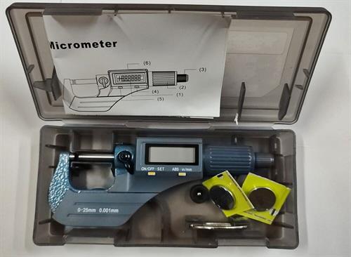 Bts Dijital Mikrometre 0-25 mm BTS03106