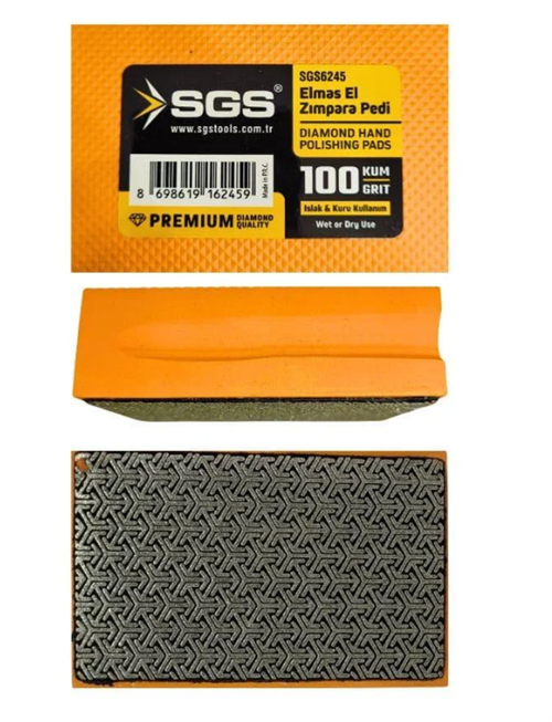 Sgs Elmas El Zımpara Pedi 100 Kum SGS6245
