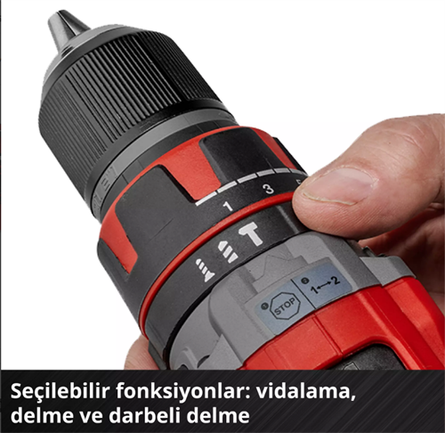 Einhell TP-CD 18/60 Lİ-İ BL Kit 1*2.0AH Akülü Darbeli Vidalama 4514211