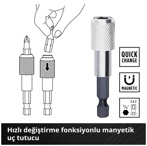 Einhell Matkap+Uç Set 40 Parça 109054