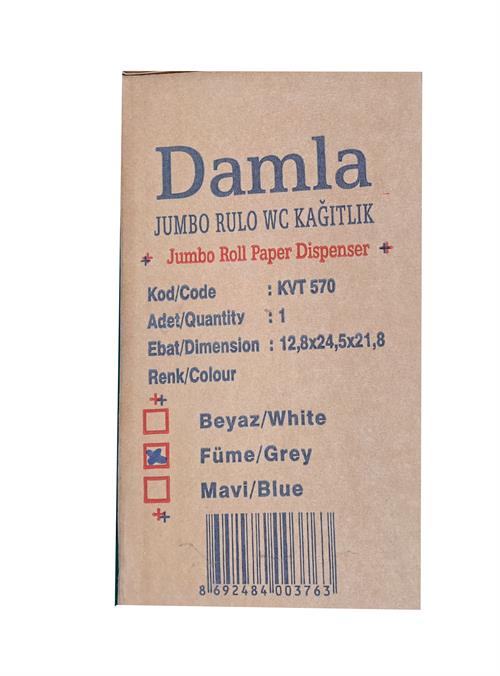 Damla Jumbo Rulo Wc Kağıtlık KVT570