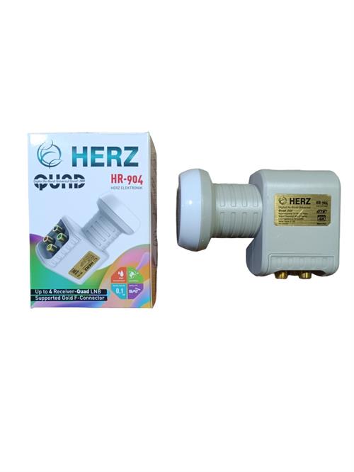 Herz HR-904 Universal 4K Dörtlü Lnb