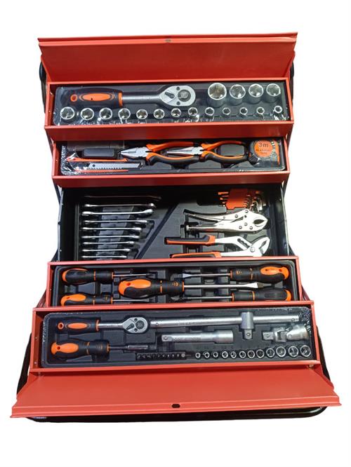 Metal Raflı Dolu Takım Çantası 85 Parça