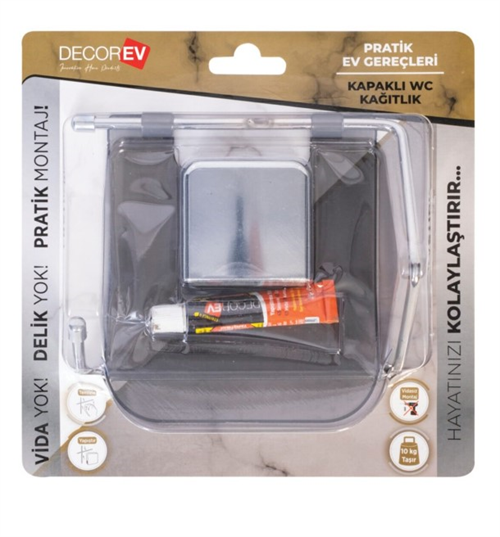 Decorev Kapaklı Tuvalet Kağıtlık DC-4775