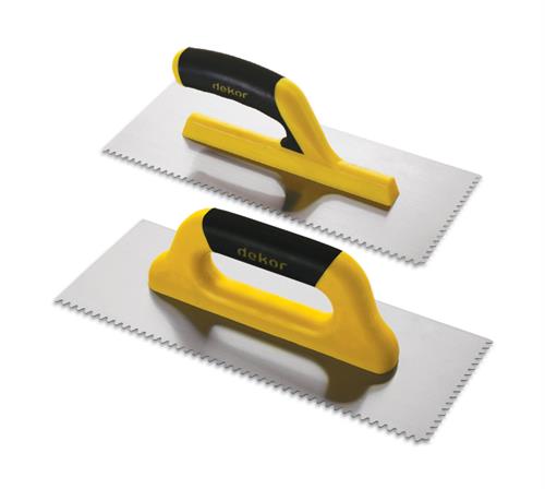 Dekor Kapalı Saplı Üçgen Dişli Seramik Malası Plastik 30 Cm 220