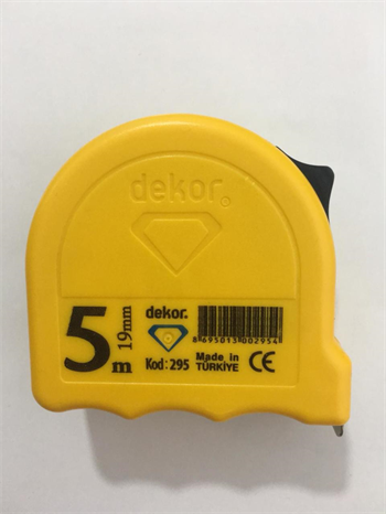 Dekor Şerit Metre Sarı 5M*19mm (295)