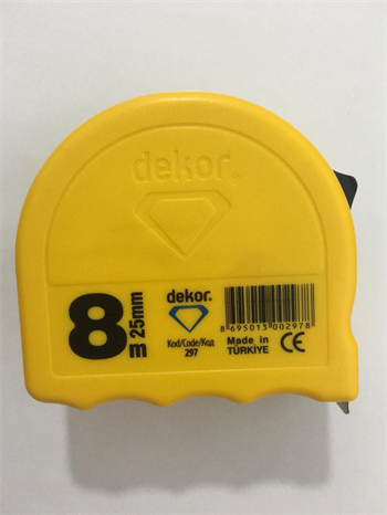 Dekor Şerit Metre Sarı 8M*25mm (297)