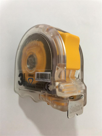 Dekor Şerit Metre Şeffaf 3M*16mm (406)