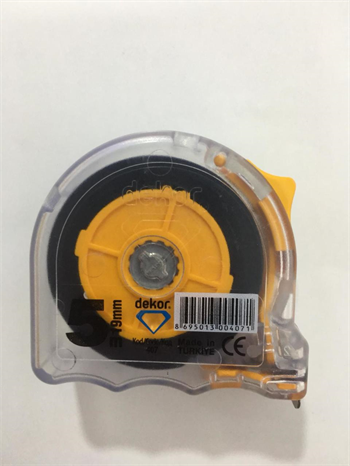 Dekor Şerit Metre Şeffaf 5M*19mm (407)