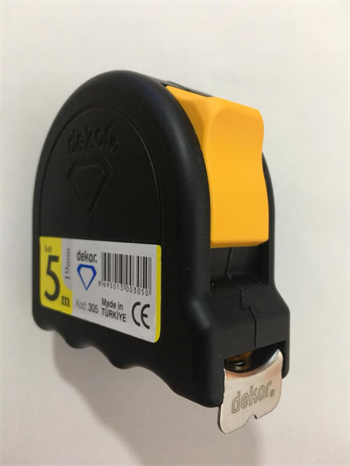 Dekor Şerit Metre Siyah 5M*19mm (305)