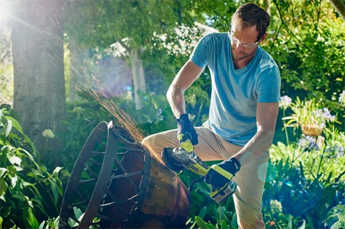 Ryobi R18AG7-140S 125 MM 18V 1x 4.0 Ah Li-Ion Akülü Taşlama 5133004231	