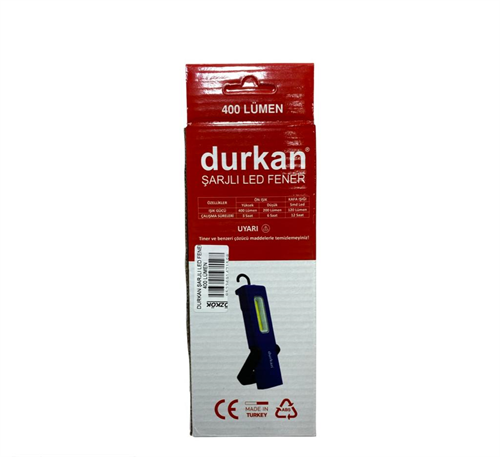 Durkan Şarjlı Led Fener 400 Lümen