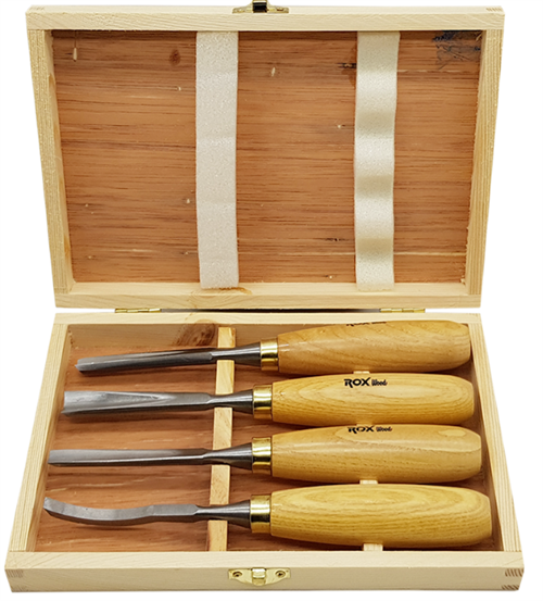 Rox Wood Ahşap Oyma Seti 4 Parça 15399076
