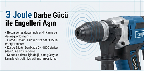 Scheppach Elektrikli Kırıcı Delici DH2260