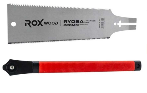Rox Wood Ryoba Çift Taraflı Ahşap Testere 220 mm 153ROX0326