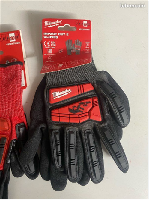Milwaukee Darbeye ve Kesilmeye Dayanıklı Eldiven 5.Seviye 10/XXL 4932498537