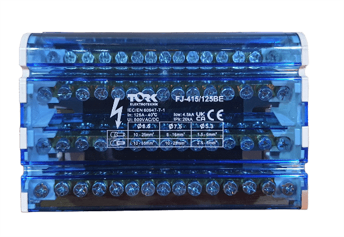 Tork 15 Delik 4 Kutup Dağıtıcı Ünite 125A FJ-415/125BE