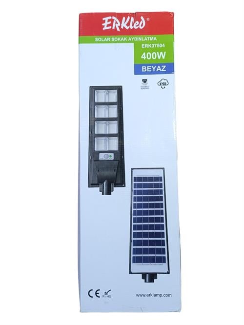 Erkled Solar Sokak Armatürü 400W Beyaz ERK37504