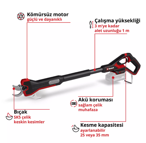 Einhell GP-LS 18/35 Lİ BL-Solo Dal Budama Makası 3408360