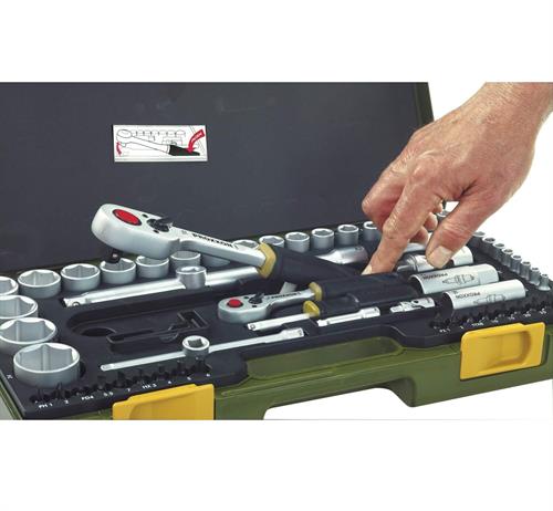 Proxxon 23286 1/4 - 1/2 65 Parça Lokma Ve Bits Takım 
