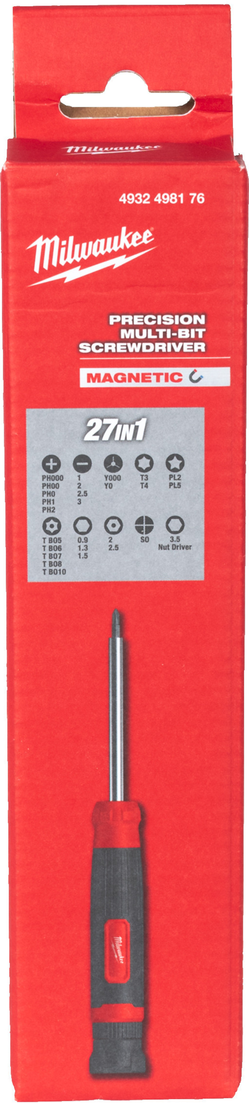 Milwaukee Tornavida Multi Torx Hassas Uçlu 27 IN 1 - 4932498176
