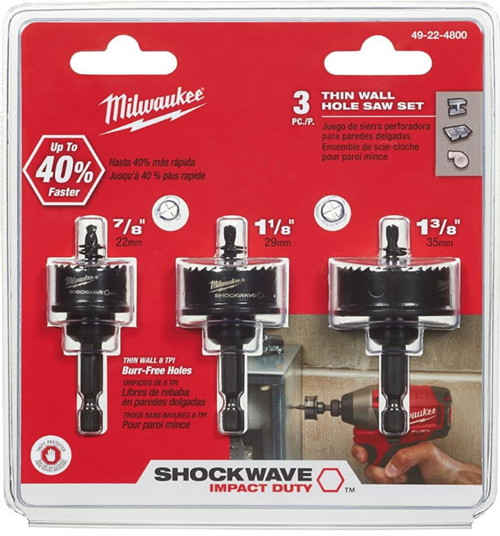 Milwaukee Panç İmpact Seri 3 Lü Set 49224800