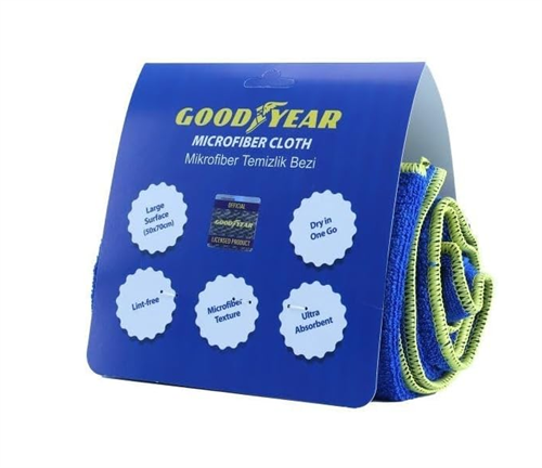 Goodyear Mikrofiber Temizlik Bezi 50*70 Cm Mavi 701062Oto Bakım