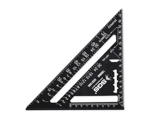 Sgs Alüminyum Üçgen Cetvel 180 mm SGS1695