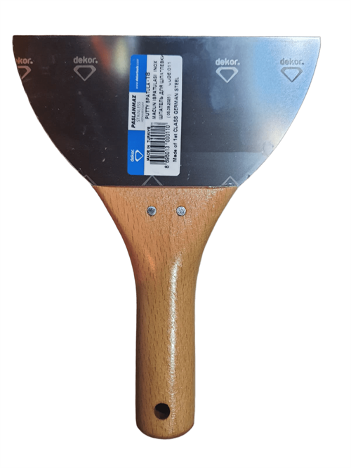 Dekor Ahşap Sap Macun Ispatula Paslanmaz 18 CM 011