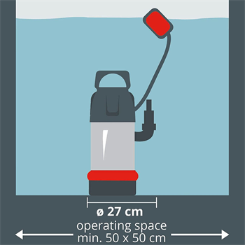 Einhell GC-DP 1340 G Kirli Su Dalgıç Pompa 1300W 4170742