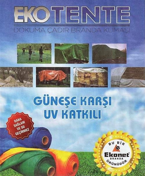Ekotente Çadır Bezi Branda Ebatlı 10x10 Mt