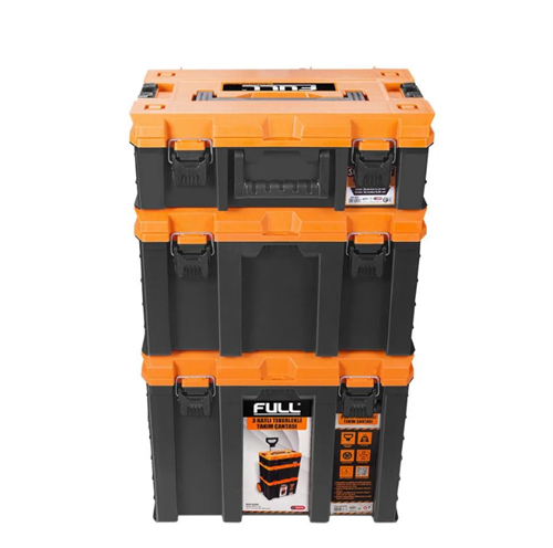 Full 3 Katlı Tekerlekli Takım ÇantasıI CASE3KTC