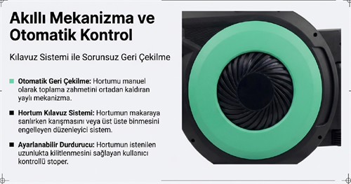 Rıco Makaralı Bahçe Hortumu 1/2 20 MT RC4119