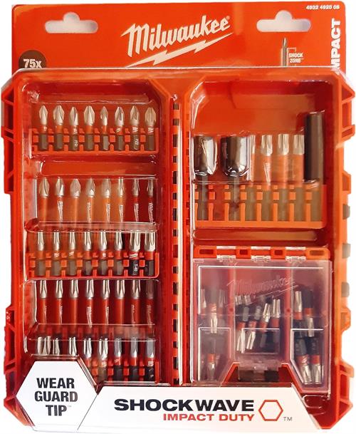 Milwaukee Shockwave Bits Uç Seti 75 Parça 4932492008