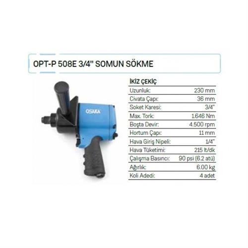 Osaka OPT-P 508E Havalı Somun Sökme Tabancası