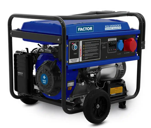 Factor Benzinli Jeneratör Trifaze 12KVA KGL12000CE3