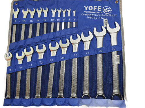Yofe Kombine Anahtar Takımı 20 PARÇA