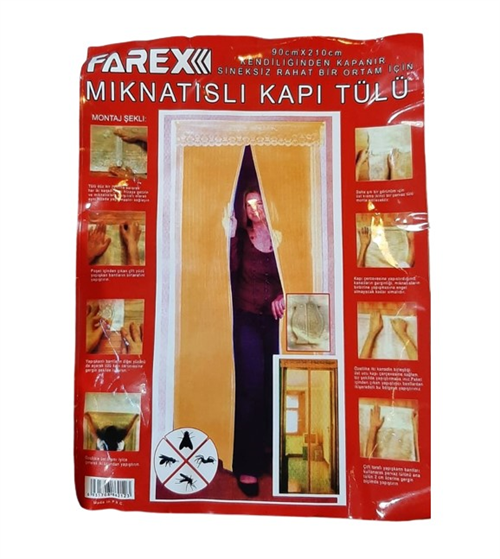 Farex Mıknatıslı Kapı Tülü 90x210
