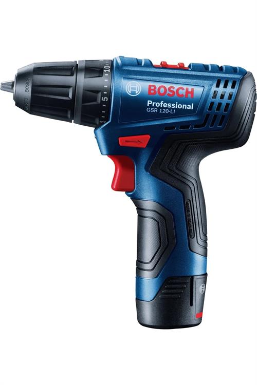 Bosch GSR 120-LI 12 Volt 1,5 Ah Çift Akülü Delme/Vidalama - Çantalı