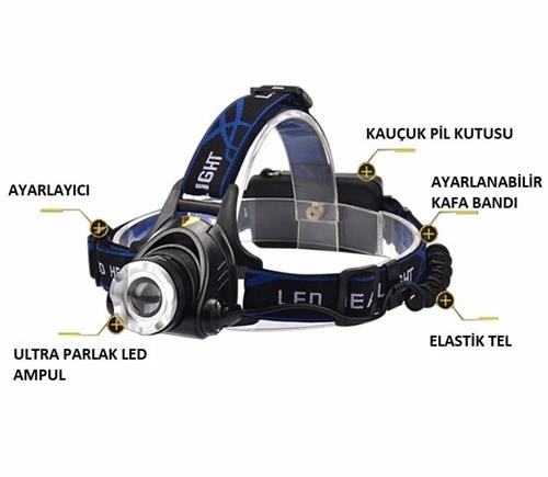 Cata Poyraz Led Kafa Feneri Şarjlı CT-9123