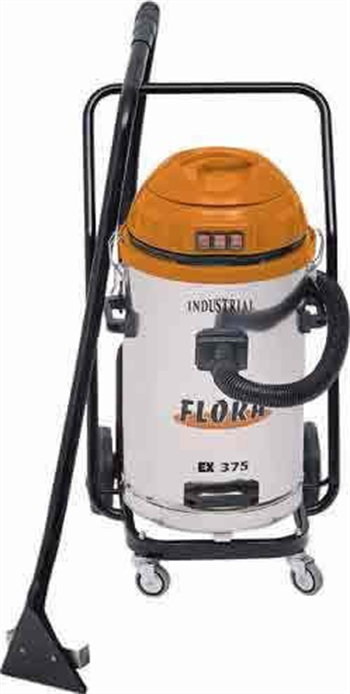 FLORA EX375 3 Motor Sanayi Tipi Halı ve Koltuk Yıkama Süpürgesi 75 Lt.