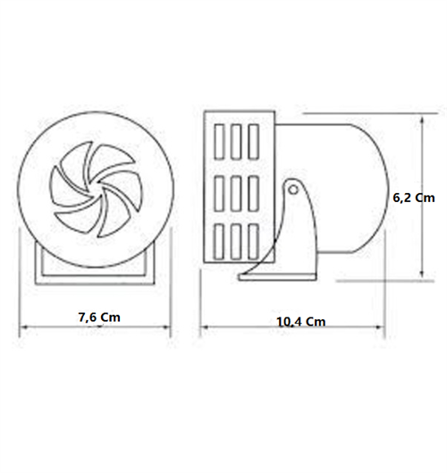 Glorıous Motorlu Siren Ms-190 220 Volt
