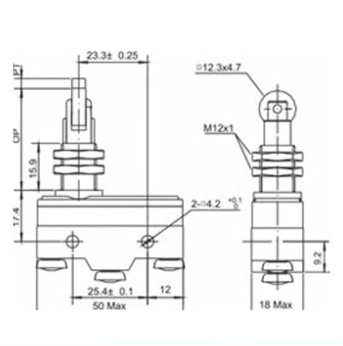 Gwest Mıcro Swıtch Makaralı AZ-15GQ21-B