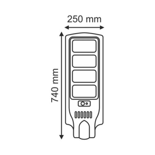Helıos Sensörlü Solar Sokak Aydınlatma -3803
