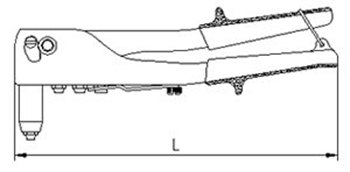 İZELTAŞ 6195 Perçin Tabancası 260mm