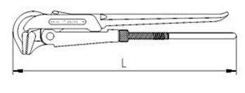 İZELTAŞ Maşalı Boru Anahtarı 2 85°